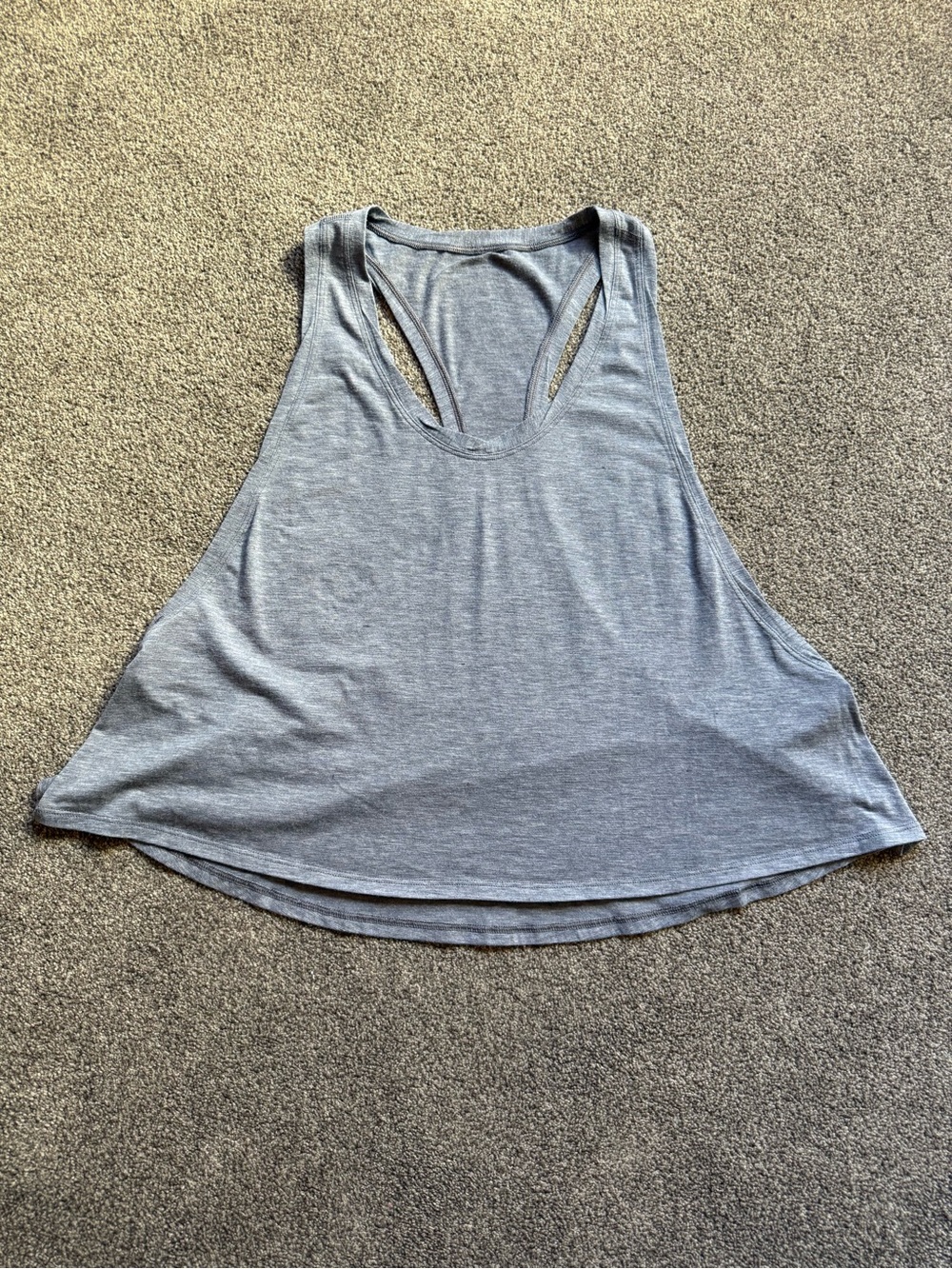 lululemon athletica Heather Gray Racerback Tank